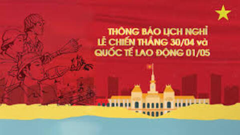 Thông báo thời gian nghỉ lễ và phân công lịch trực của cán bộ, công chức xã Cương Gián dịp nghỉ lễ Ngày chiến thắng 30/4,Ngày Quốc tế lao động 01/5 năm 2025