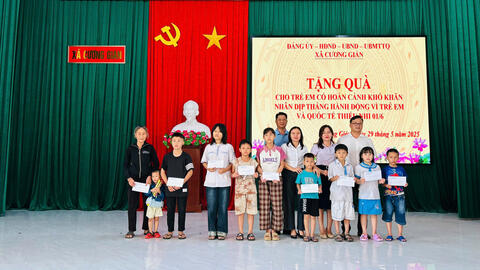 Lan tỏa yêu thương đến trẻ em có hoàn cảnh khó khăn nhân dịp Tết thiếu nhi 1/6!
